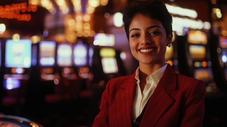 Texas Poker table interface on janda4d login showing hole cards, community cards, pot size, and action buttons